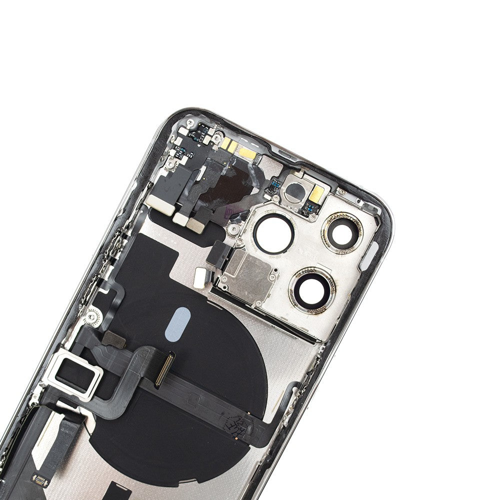 Rear Housing with Full Set Parts for iPhone 13 Pro-Silver (Purple) Rear Housing with Full Set Parts for iPhone 13 Pro-Silver (Purple)